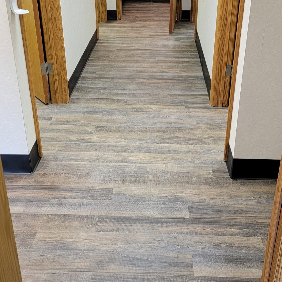 Luxury vinyl plank installation in Grayslake, IL
